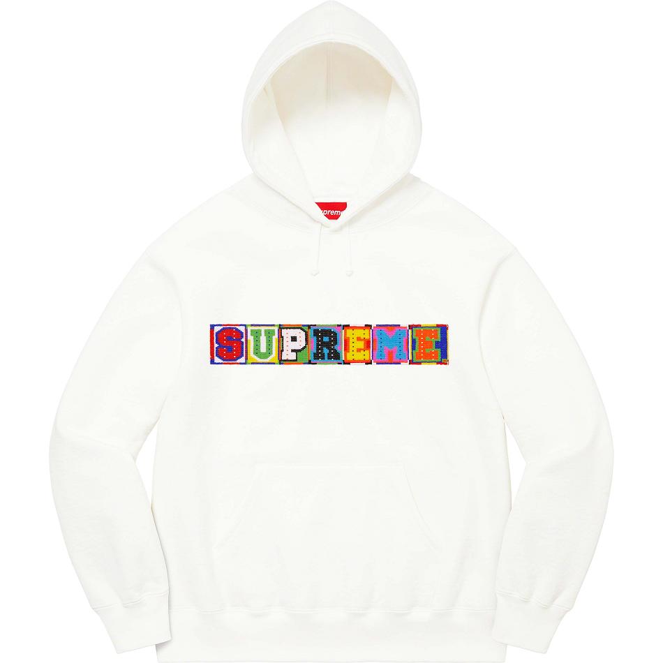 Sudaderas Supreme Beaded Hooded Blancas | Supreme 357UT